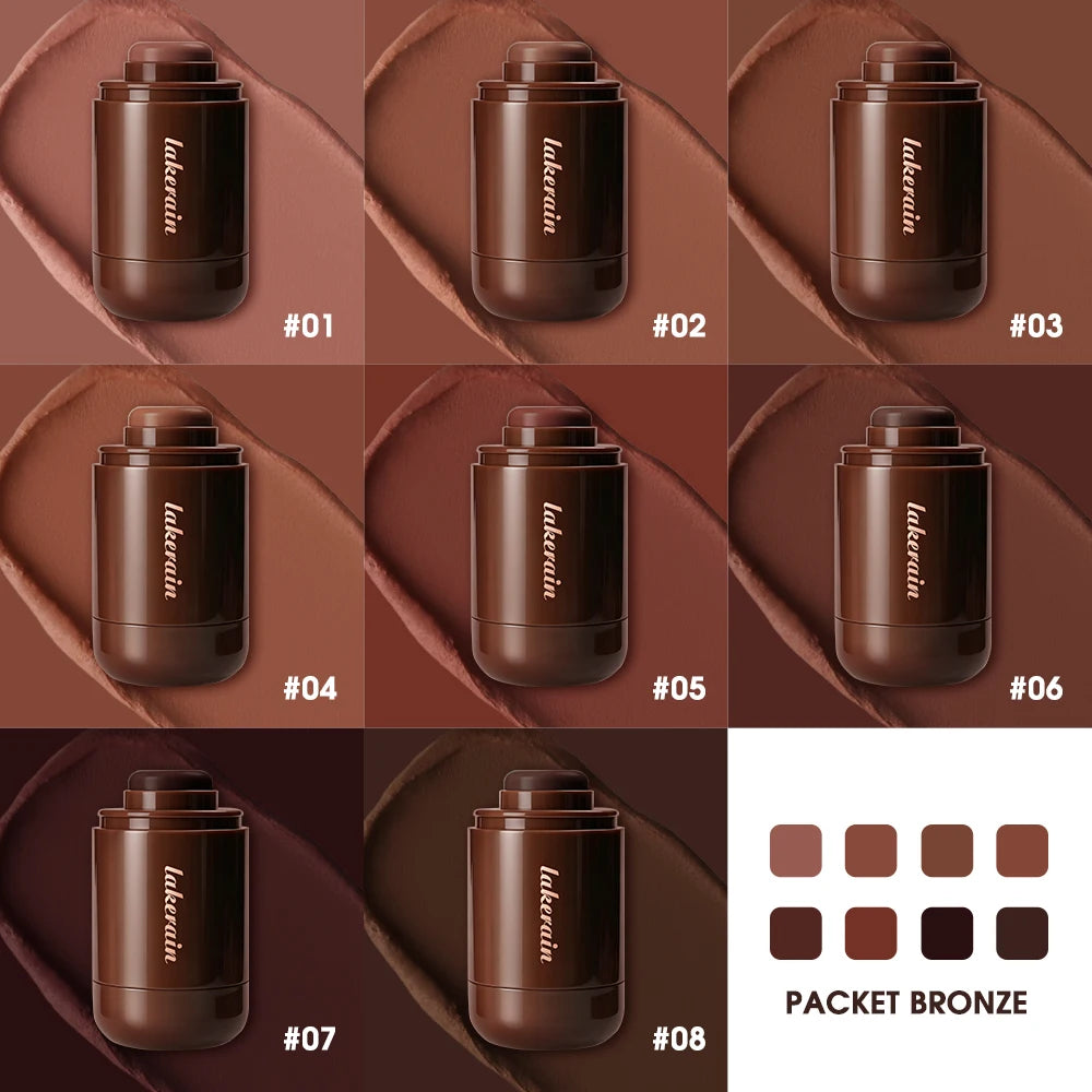 Cream Bronzer Stick for Sculpted Face Contouring - 2