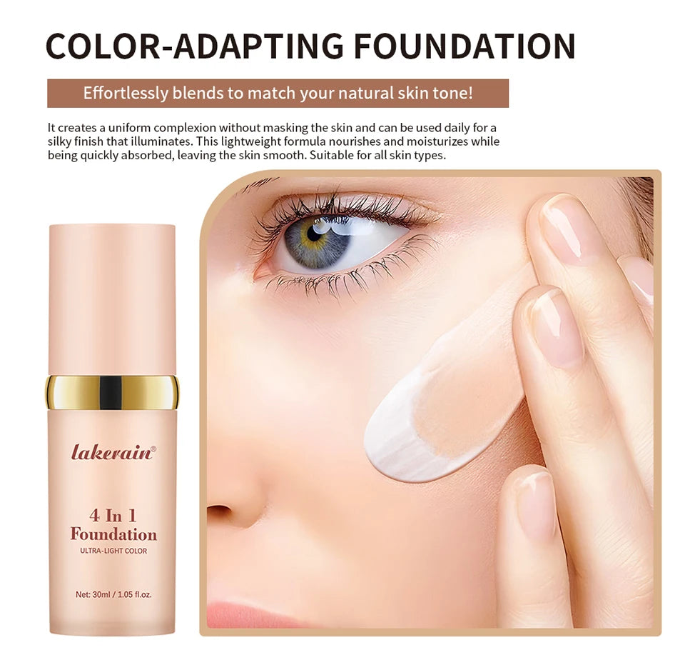 4-in-1 Color Changing Moisturizing Foundation with SPF 30