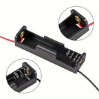 5-Pack 18650 Battery Holder Case with Wire Leads