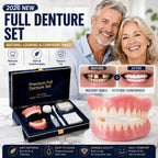 Temporary Comfort Fit Full Denture Set for Instant Smile