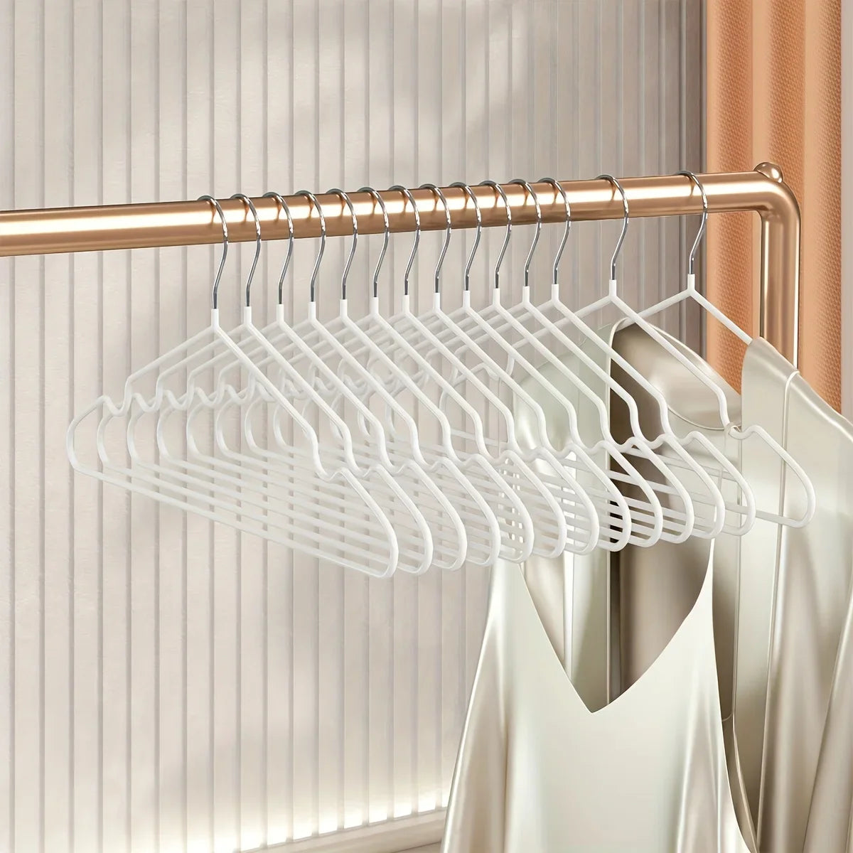 Heavy-Duty Non-Slip Metal Clothes Hangers for Closet Organization