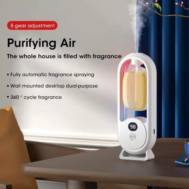 Automatic Essential Oil Scent Diffuser for Home Fragrance - 4
