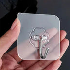 Transparent Self-Adhesive Heavy Duty Wall Hooks