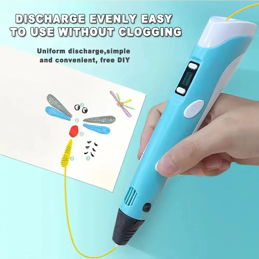 3D Printing Pen for Kids DIY Creative Drawing