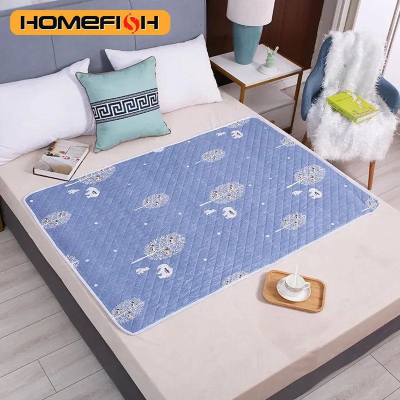Washable Waterproof Bed Protector Pad for Babies and Adults