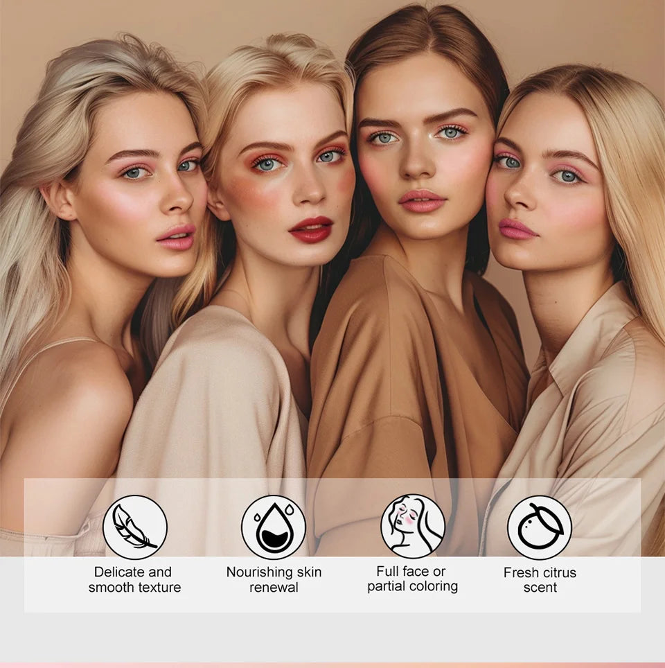 Multi-Purpose Radiant Cream Tint for Cheeks Lips and Eyes - 12