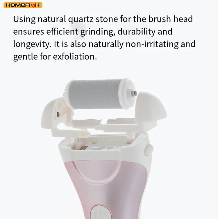 Electric Rechargeable Foot Callus Remover with Power Display