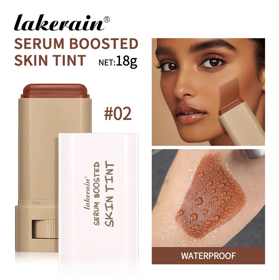 Matte Foundation Stick and Pressed Setting Powder Makeup Set