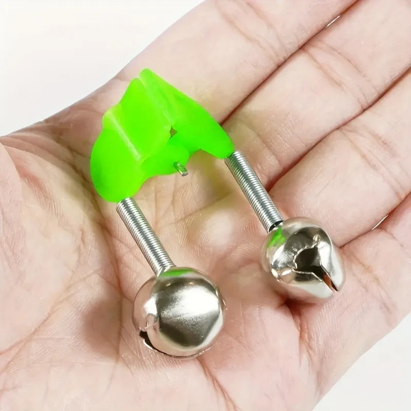 10-Piece Fishing Rod Bite Alarm Bell Set