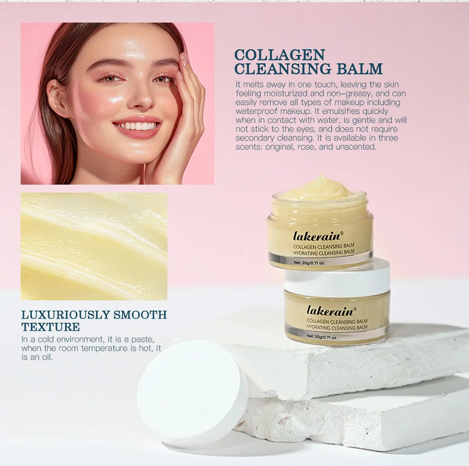Collagen Hydrating Cleansing Balm for Deep Makeup Removal - 10