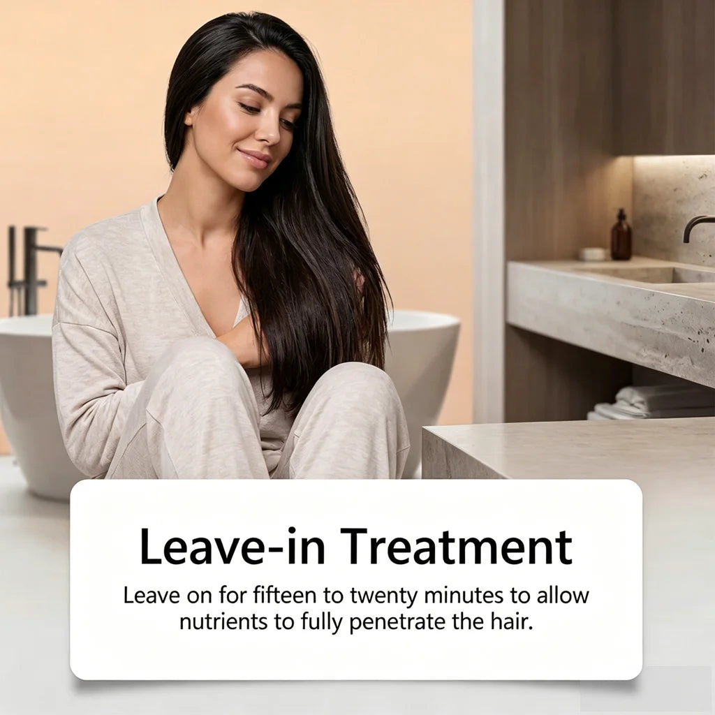 One-Step Hair Straightening Cream with Built-In Comb