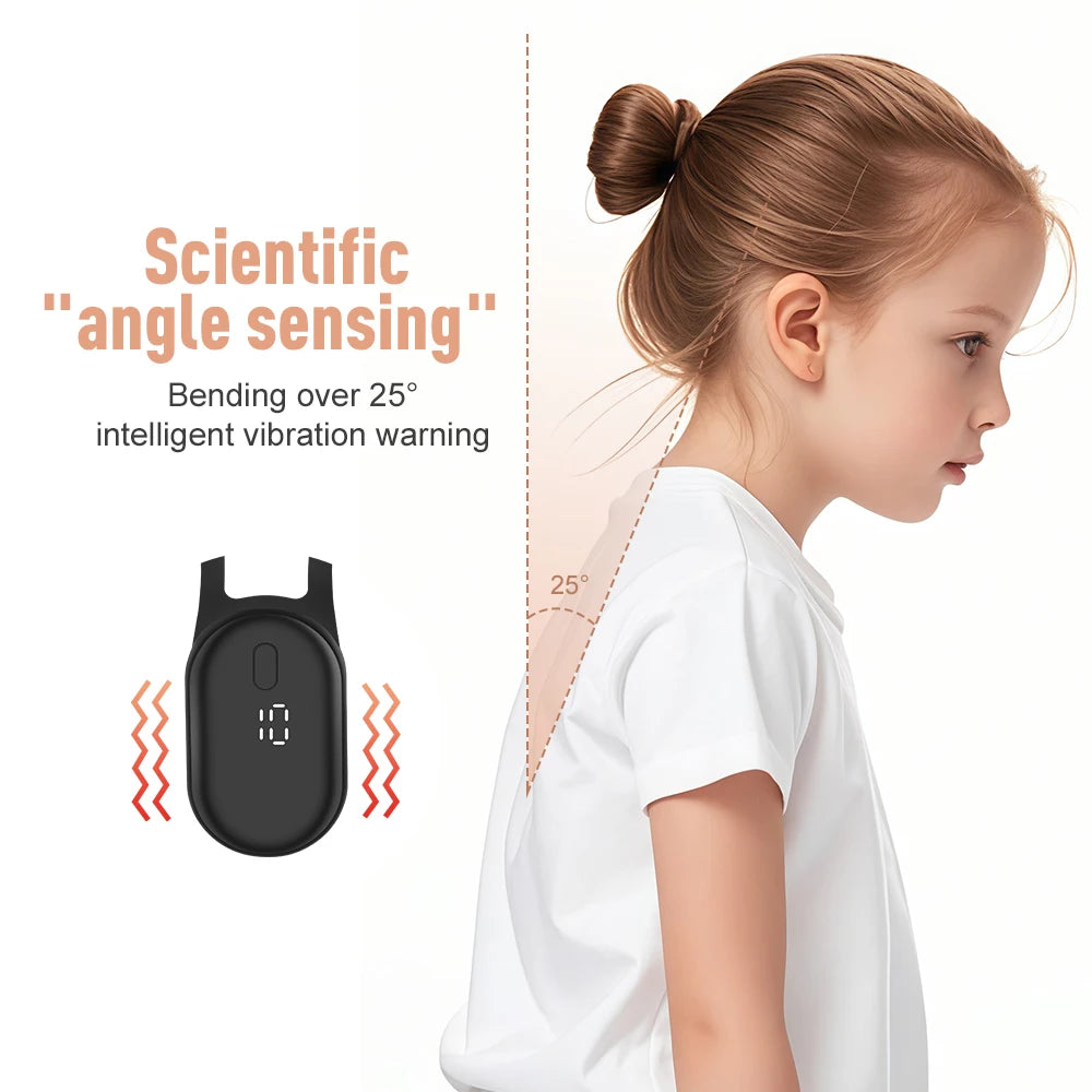 Intelligent Vibration Posture Corrector with LCD Display