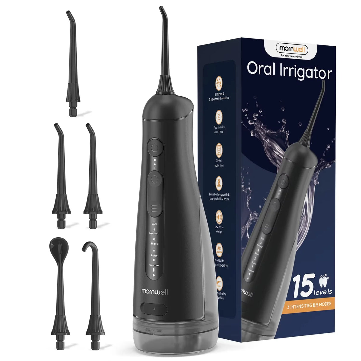 Portable Electric Cordless Water Flosser for Teeth Cleaning