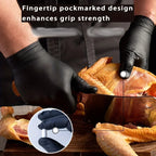 Disposable Black Nitrile Cleaning Gloves