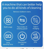 4-in-1 Electric Handheld Power Scrubber for Household Cleaning