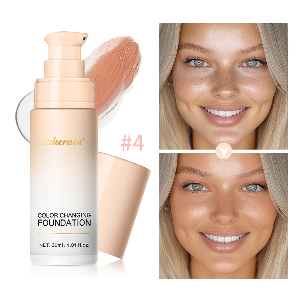 Color-Changing Liquid Foundation for Flawless Radiant Skin