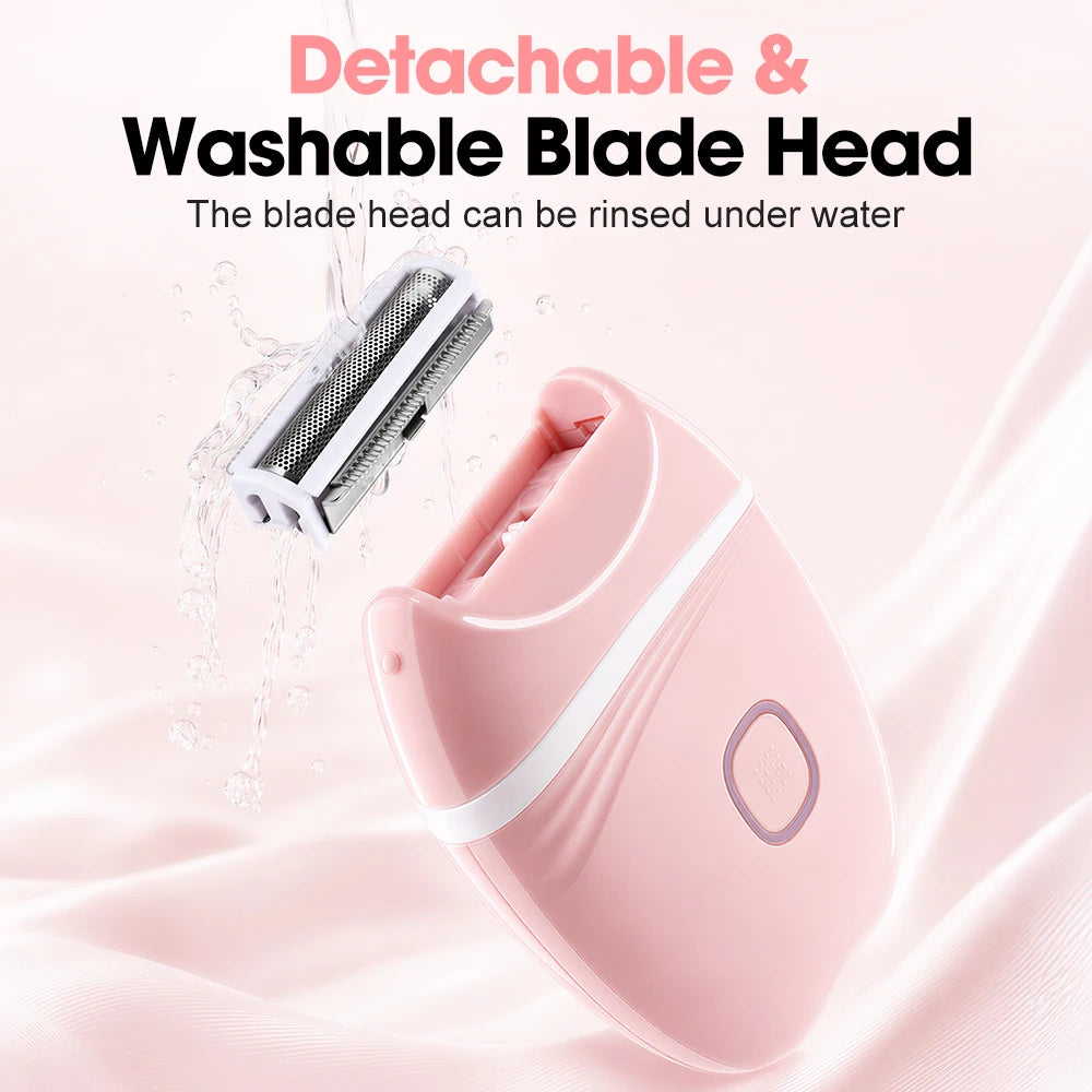 Electric Foil Shaver for Women - Cordless Portable Hair Remover