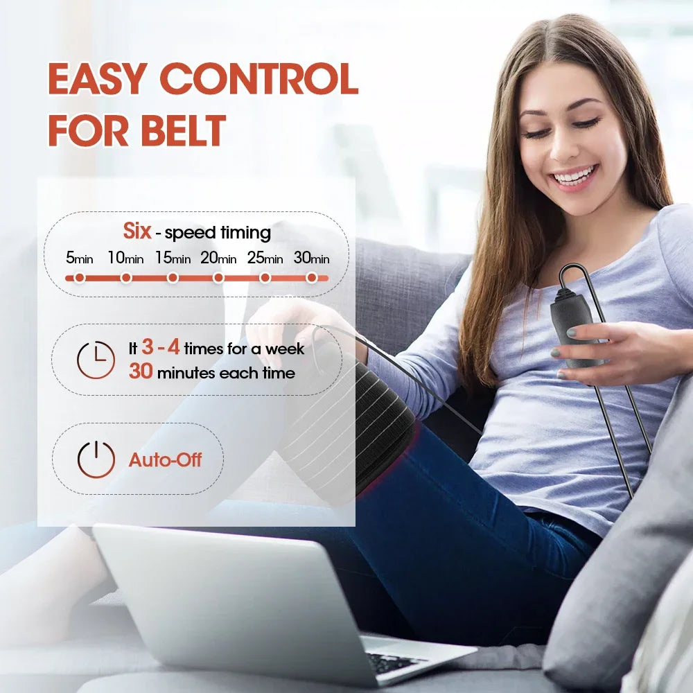 Red Light Therapy Belt for Body Pain Relief and Skin Rejuvenation