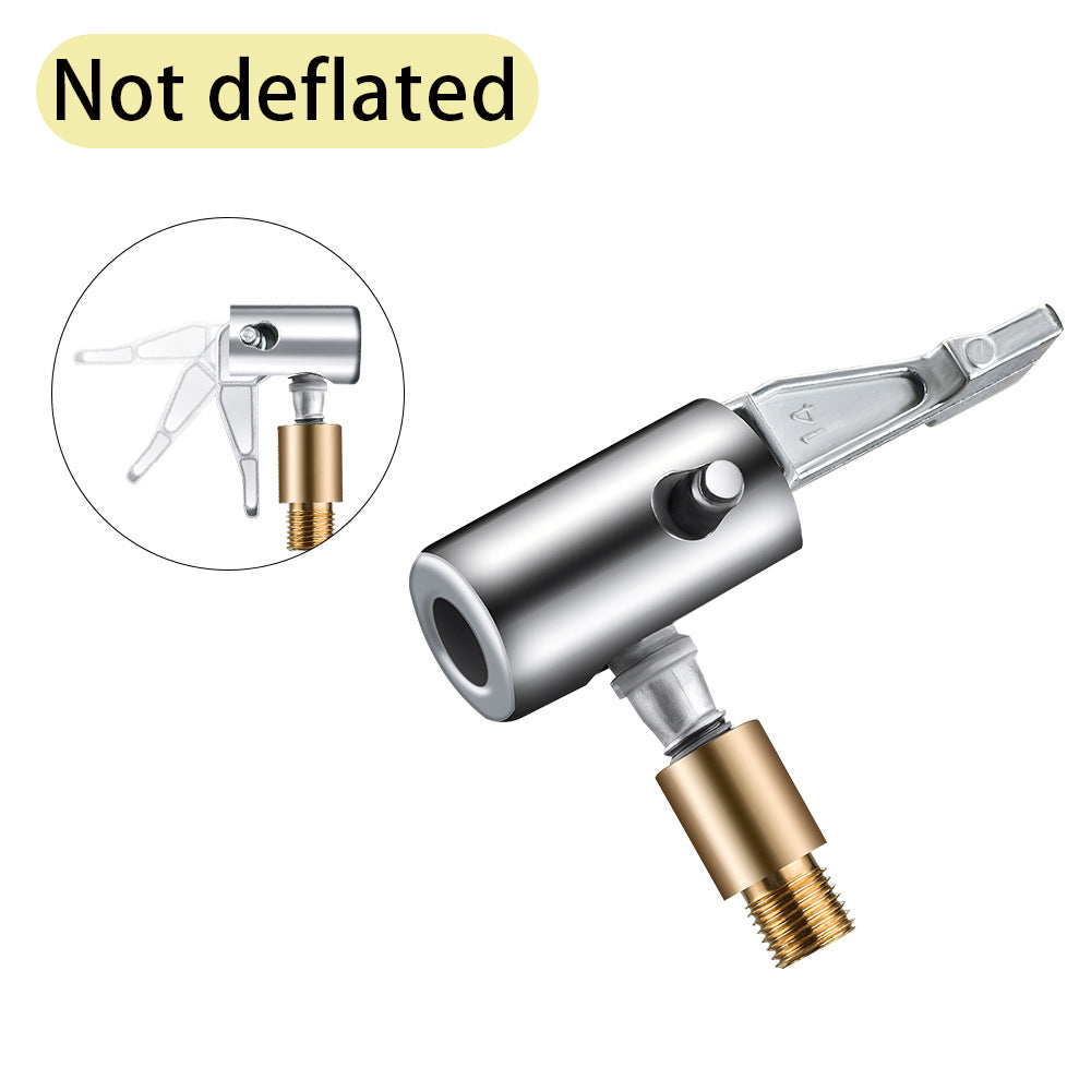90-Degree Locking Tire Inflator Air Chuck for Cars and Bikes