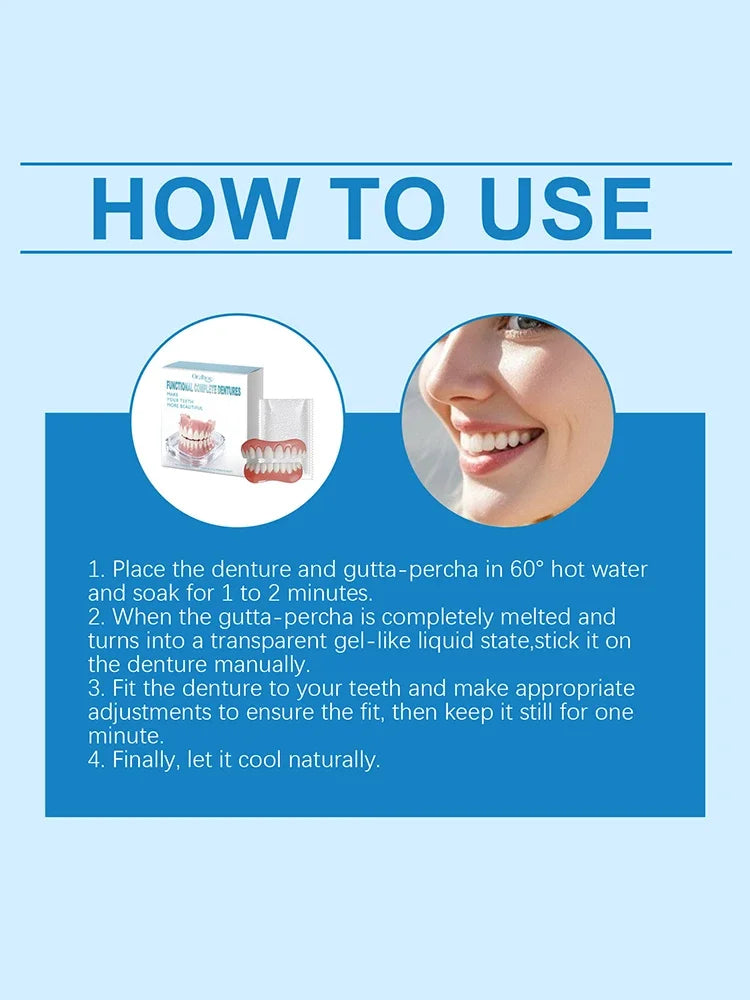 Instant Cosmetic Smile Veneers for Men and Women