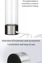 Portable Hydrogen-Rich Water Generator Bottle