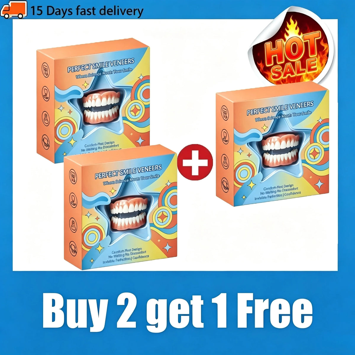 Cosmetic Temporary Smile Veneers Kit