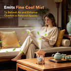Oriental Pavilion Desktop Humidifier and Ambient Night Light