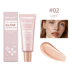 Liquid Illuminating Glow Foundation and Highlighter
