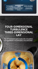 Professional High-Speed Commercial Kitchen Blender