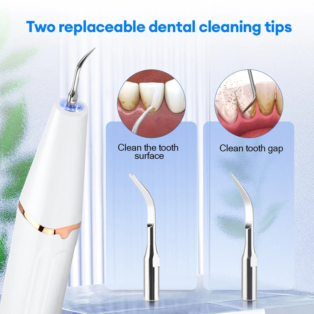 Ultrasonic Electric Teeth Tartar and Plaque Remover - 8