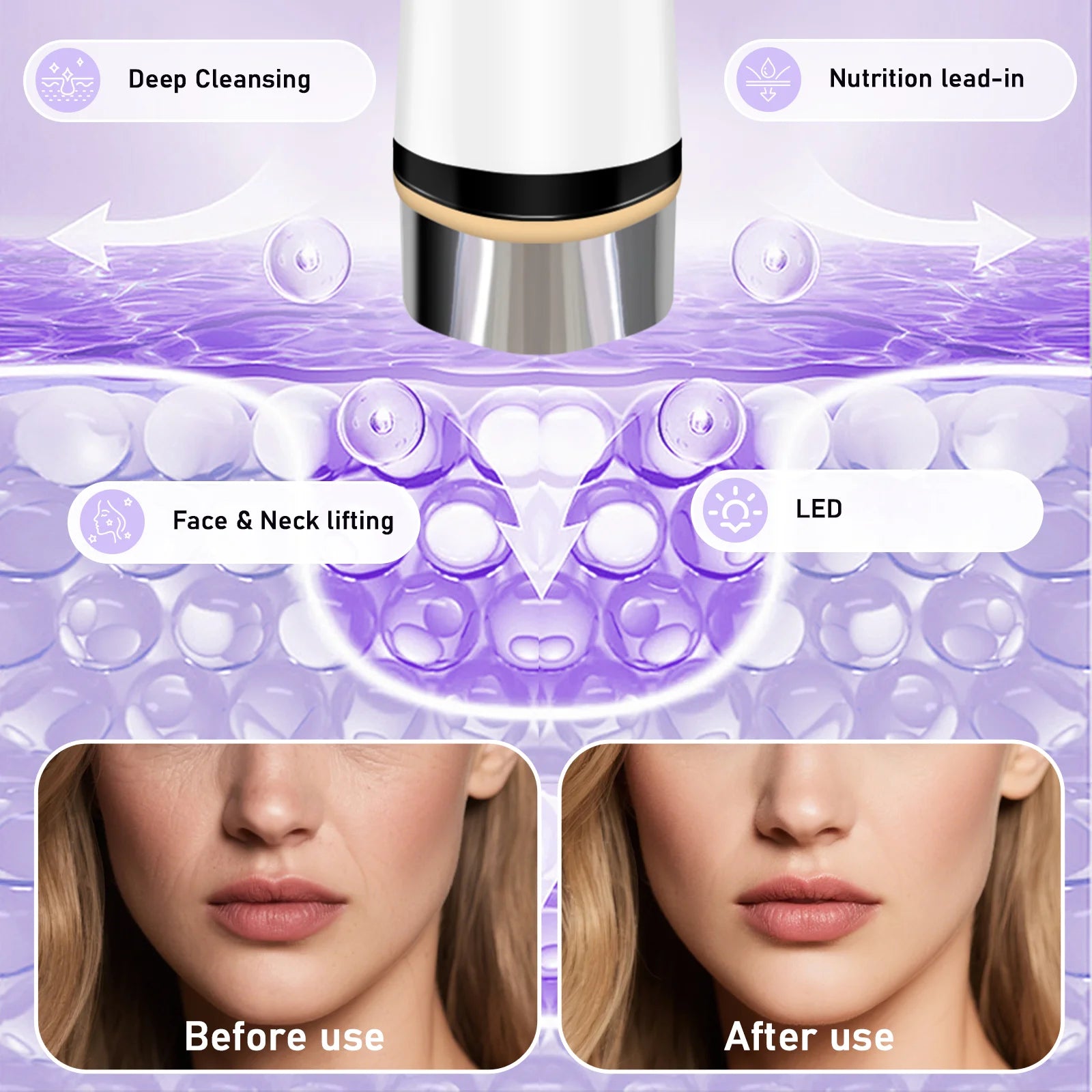 Microcurrent Facial Lifting and Skin Tightening Device - 8