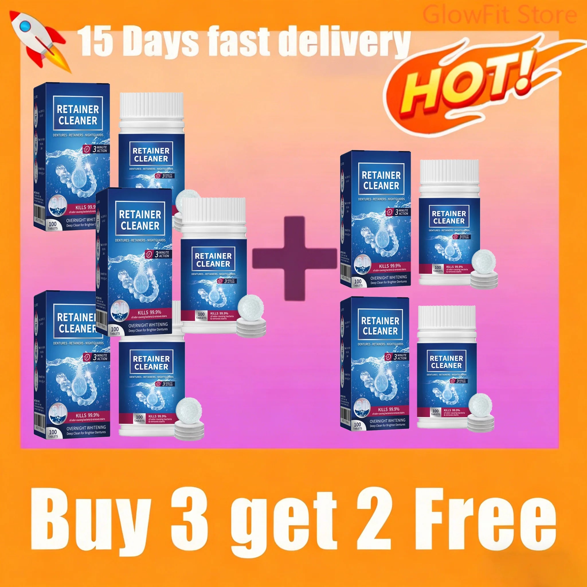 Denture and Retainer Cleaning Tablets - 7