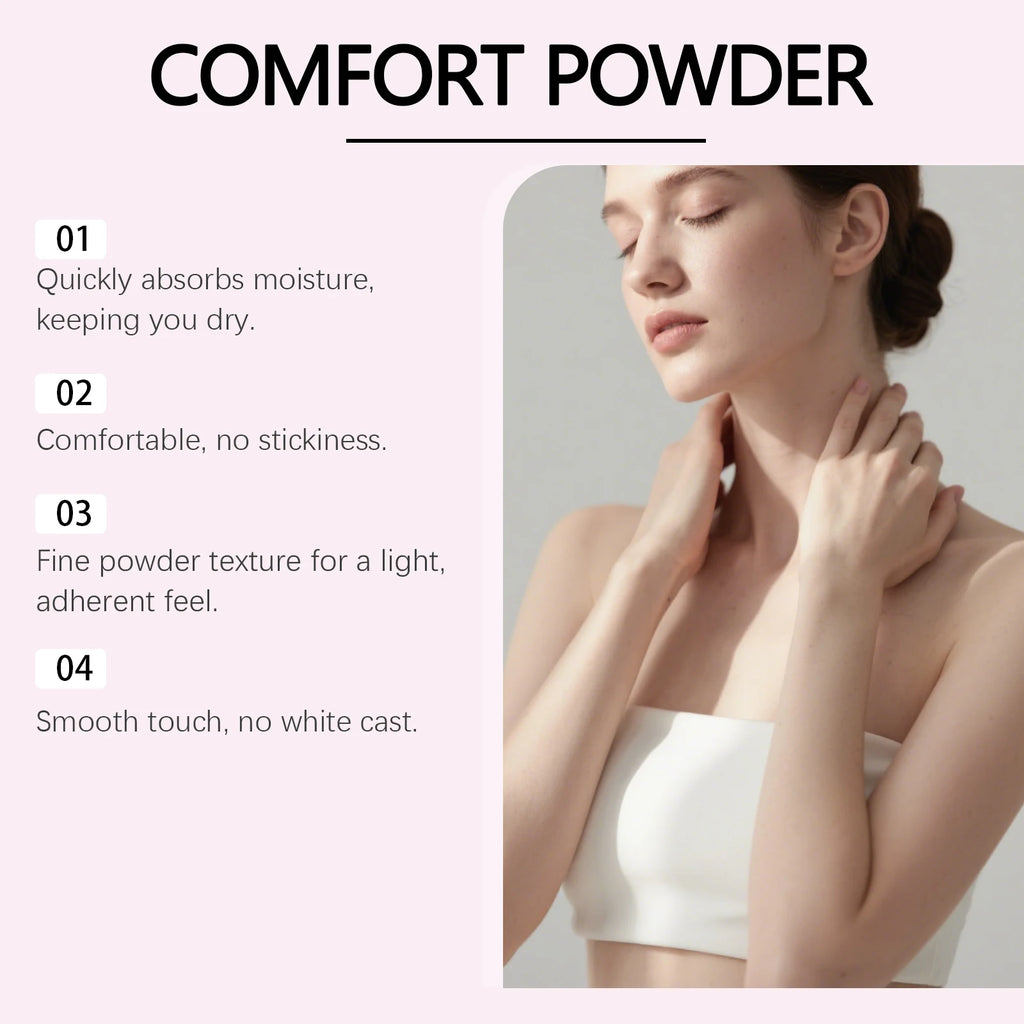 Cooling Sweat Absorbing Body Powder for Anti-Chafing Comfort