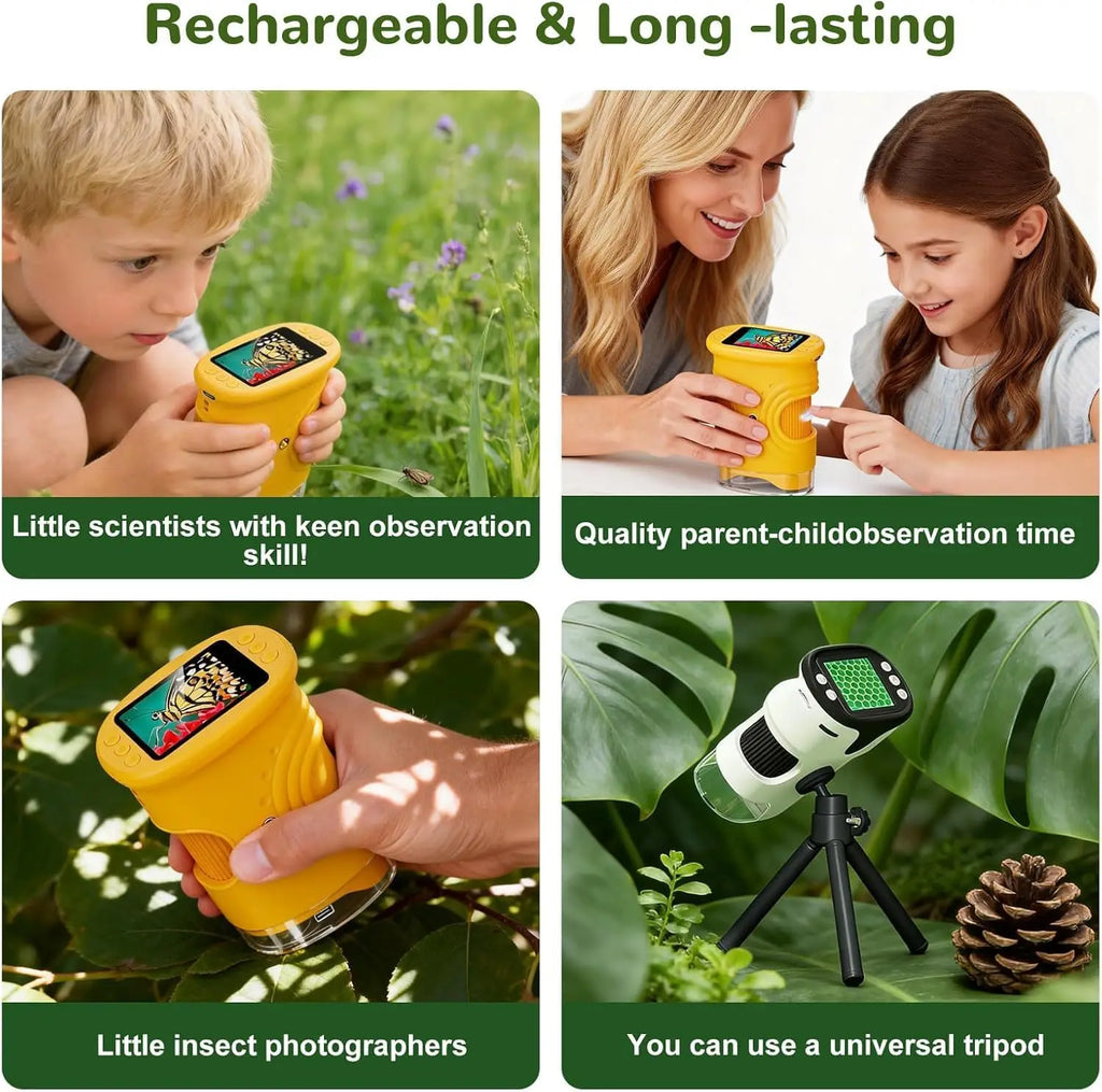 Digital Handheld Microscope for Kids
