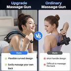 Dual-Head Handheld Percussion Muscle Massager