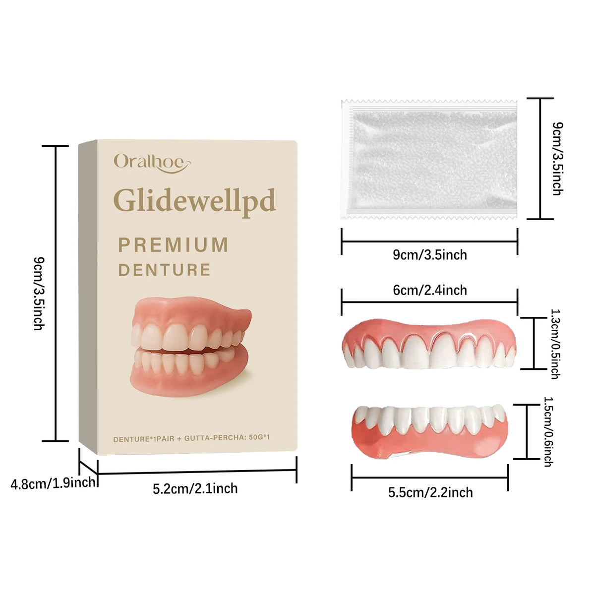 Temporary Silicone Cosmetic Dentures for Smile Improvement