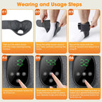 Heated Ankle Massager with Vibration Therapy