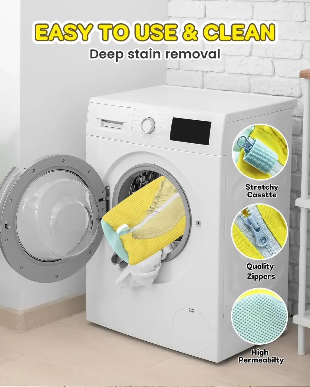 Protective Laundry Mesh Bag for Machine Washing Shoes