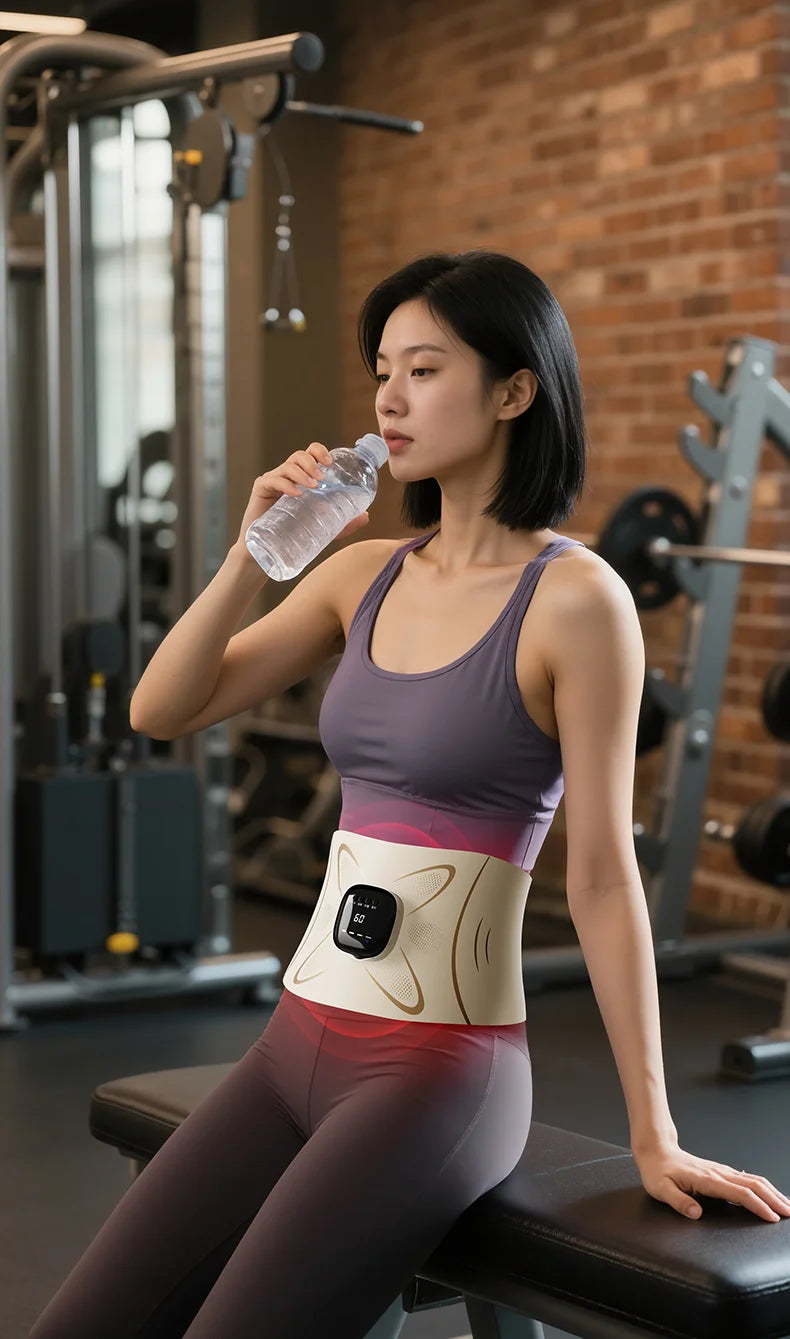 Electric Pulse Waist Massage Belt for Abdominal Toning