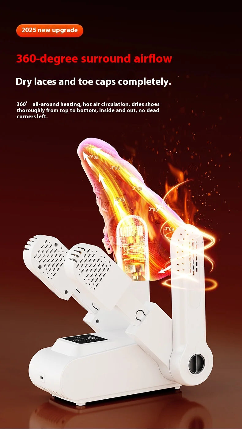 Portable Electric Shoe Dryer for Odor Removal and Dehumidifying