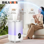 4L Ultrasonic Air Humidifier with Dual Mist and Aromatherapy