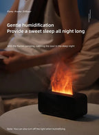 Flame Effect Aroma Diffuser and Essential Oil Humidifier