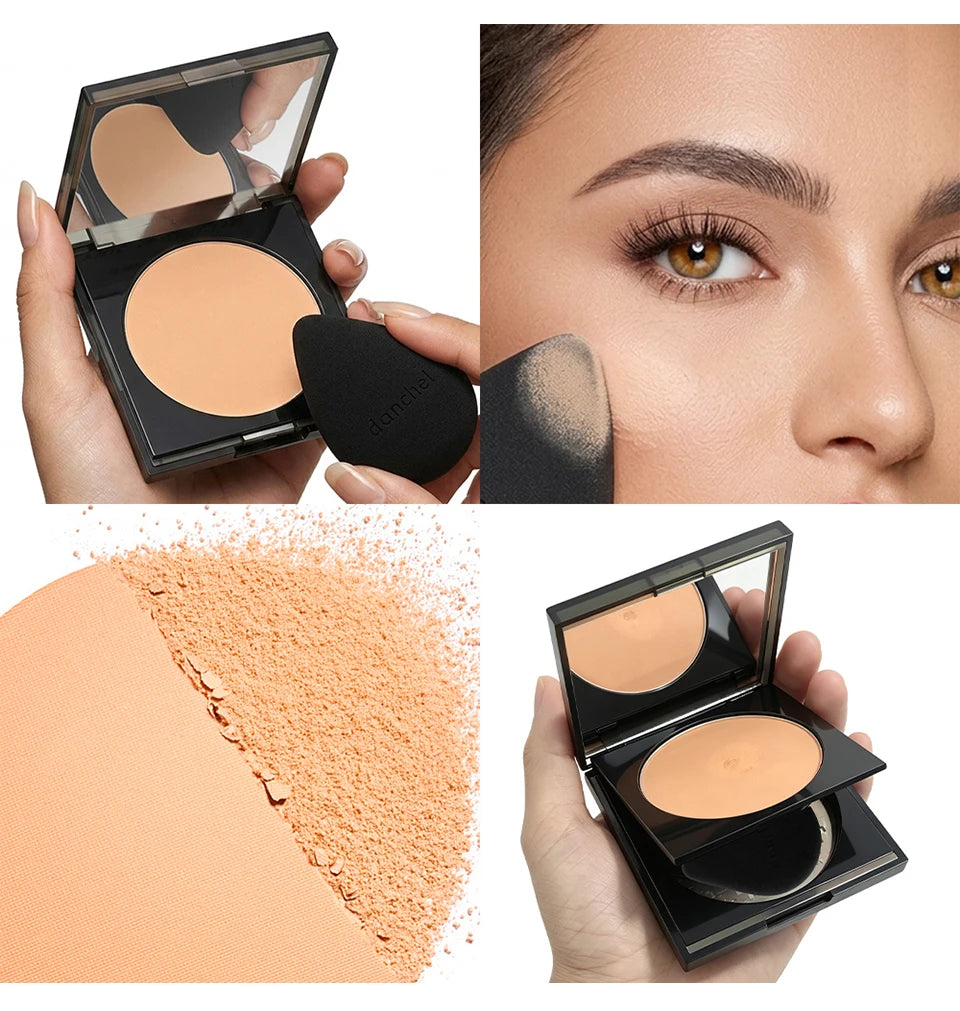 Matte Oil-Control Pressed Setting Powder for Face Makeup