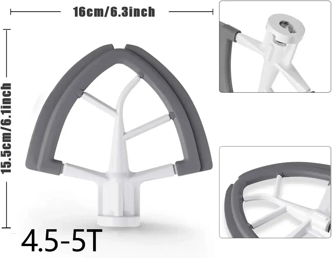 Silicone Edge Flex Beater for 4.5-5qt Tilt-Head Mixers - 2