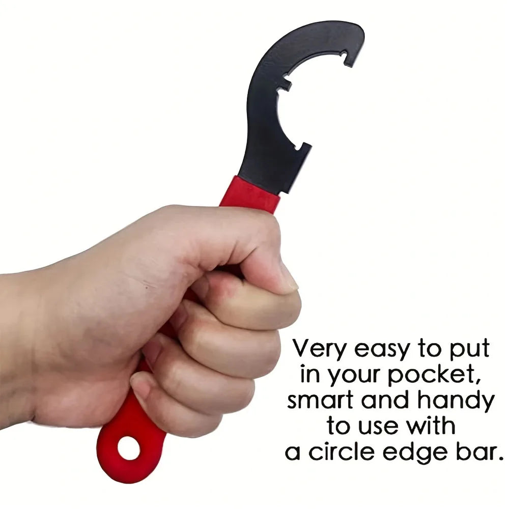 Heavy Duty Adjustable Hook Spanner Wrench Tool - 3