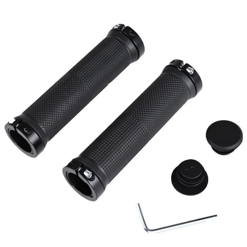 Non-Slip Locking Bicycle Handlebar Grips for MTB