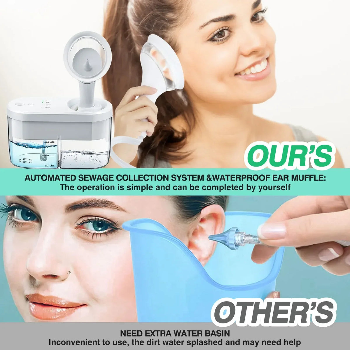 Electric Ear Wax Removal Kit with 4 Pressure Modes
