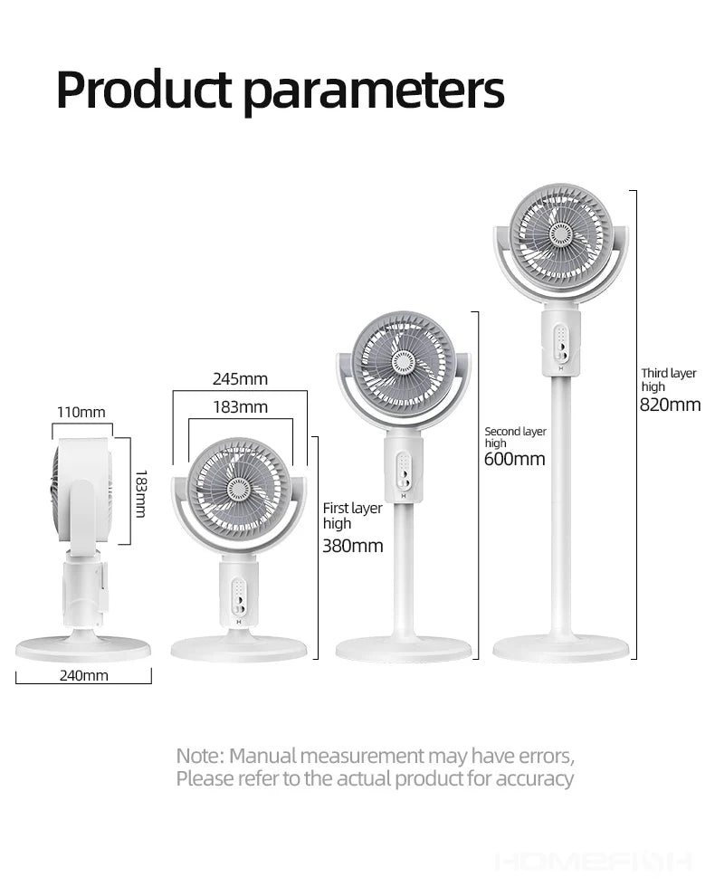 360 Degree Quiet Circulation Fan with Aromatherapy and Mosquito Repel