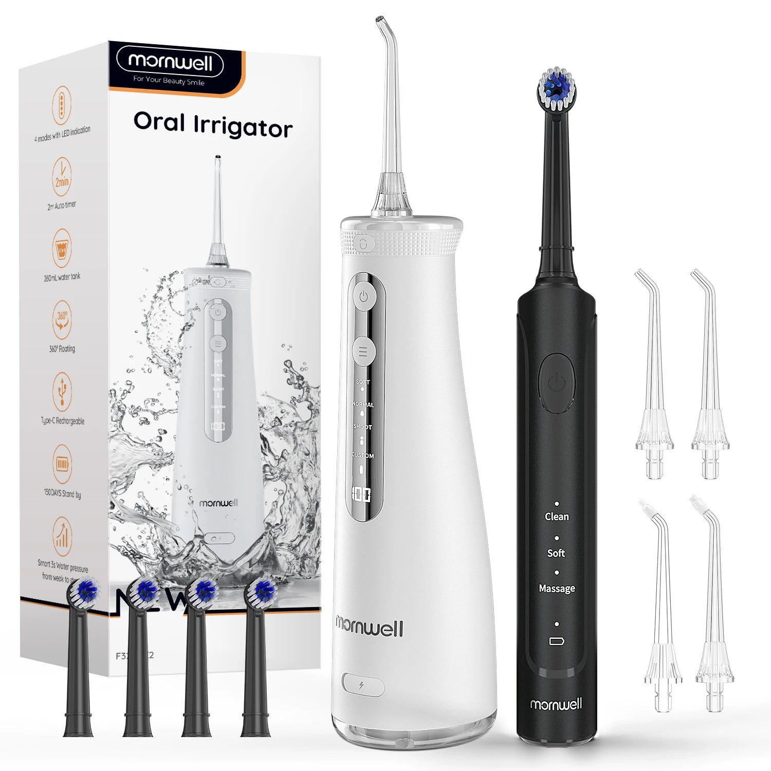 Electric Toothbrush and Water Flosser Combo - 19