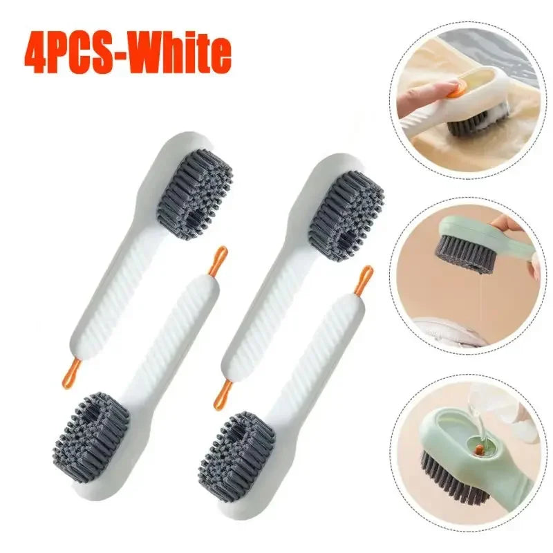 Multifunctional Liquid Dispensing Cleaning Brush